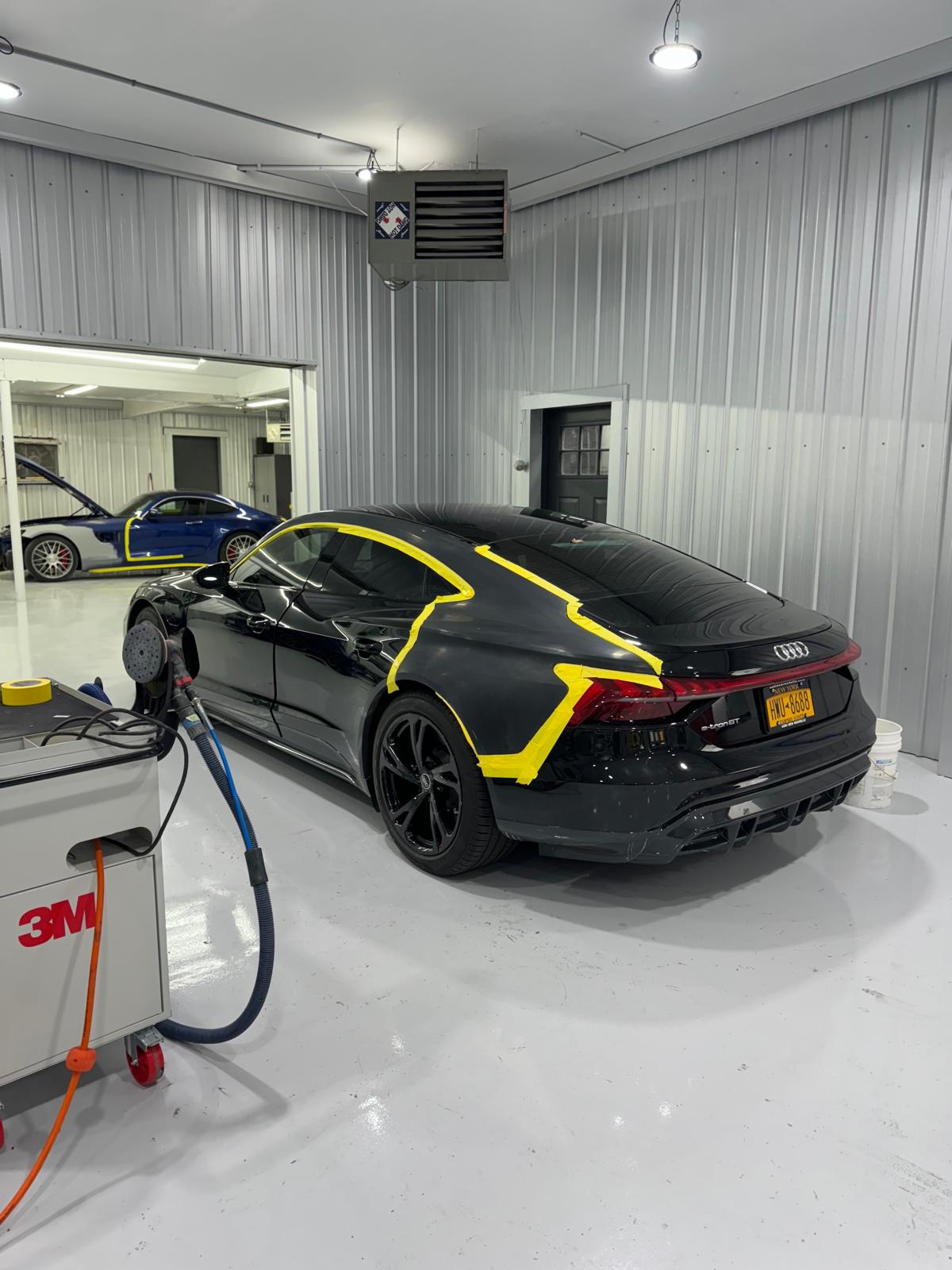 Paint preparation and masking